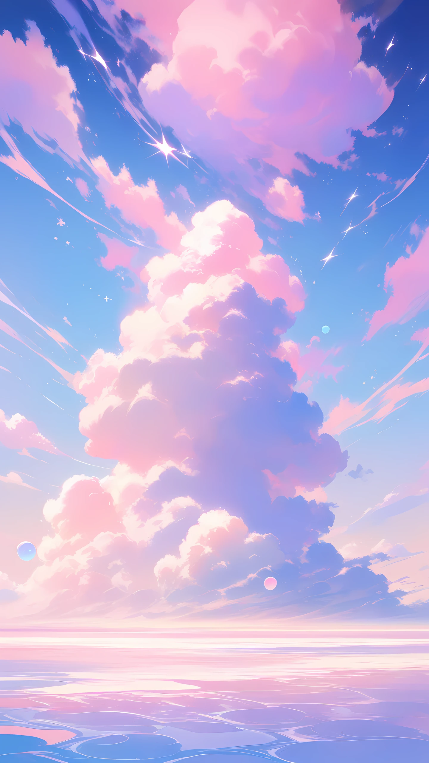 Anime Wallpaper Pastel Cloud Dream 1440×2560 anime wallpaper