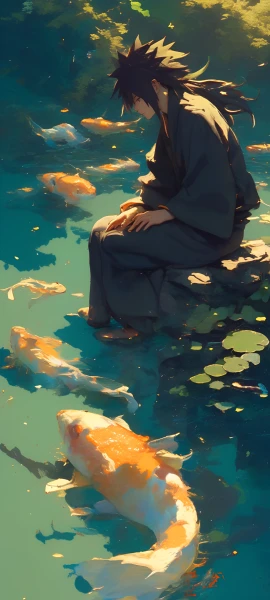 anime art wallpapers — 1847×4096