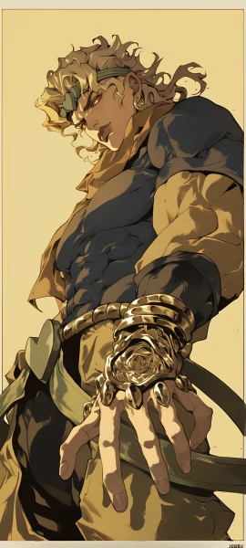 epic anime boy wallpaper — male focus, blonde hair, red eyes (free 4K phone download)