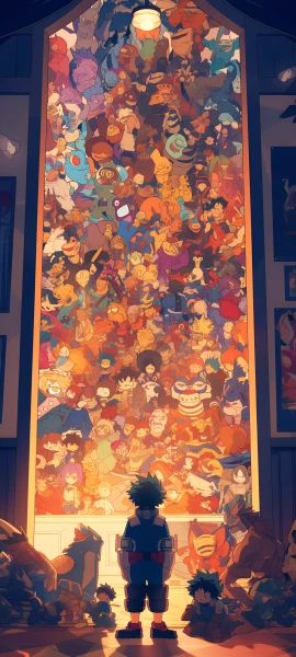 anime art wallpapers — 1847×4096
