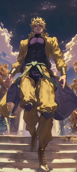 epic anime boy wallpaper — yellow jacket, male focus, blonde hair (free 4K phone download)