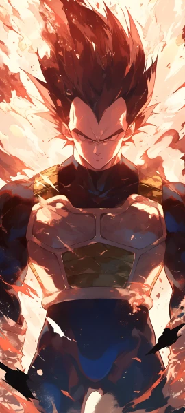 epic anime boy wallpaper — male focus, saiyan armor, armor (free 4K phone download)