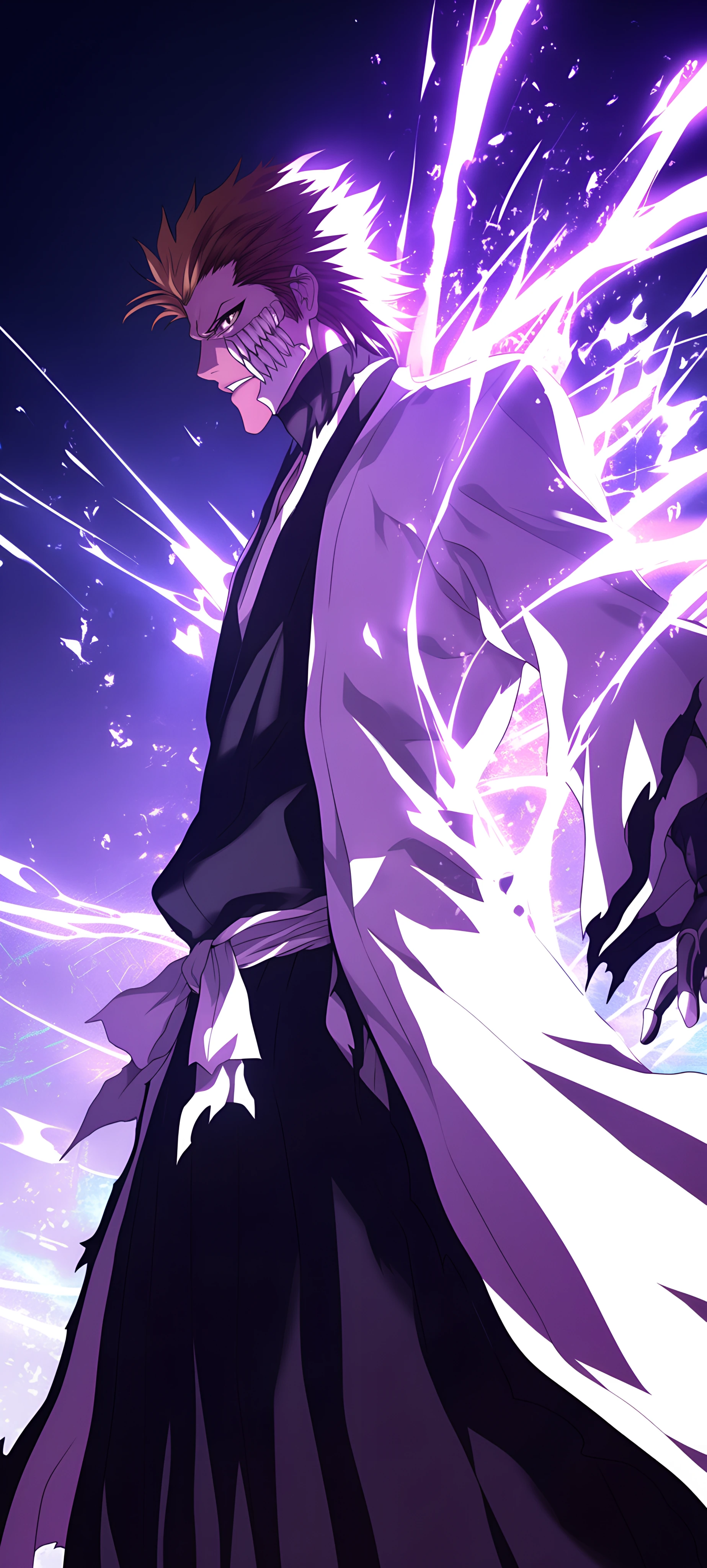epic anime boy wallpaper — male focus, japanese clothes, haori (free 4K phone download)