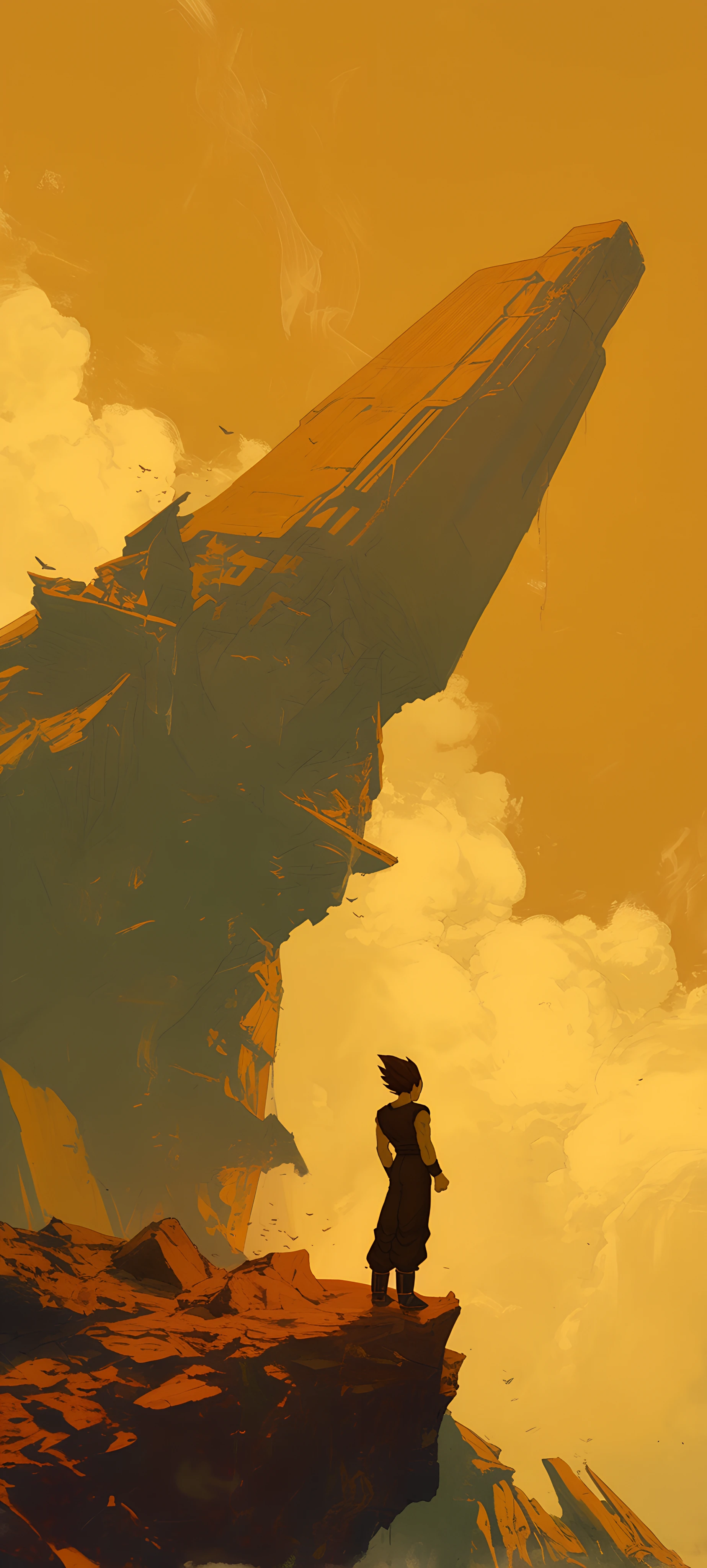 epic anime boy wallpaper — cloud, male focus, sky (free 4K phone download)