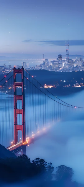 futuristic architecture wallpaper — scenery, sky, night, building (free 4K phone download)
