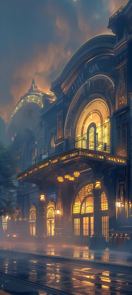 gothic architecture wallpaper — scenery, sky, reflection, building (free 4K phone download)