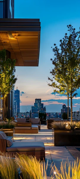 cozy architecture wallpaper — scenery, sky, tree, building (free 4K phone download)