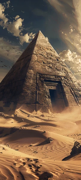 epic architecture wallpaper — scenery, sky, desert, cloud (free 4K phone download)