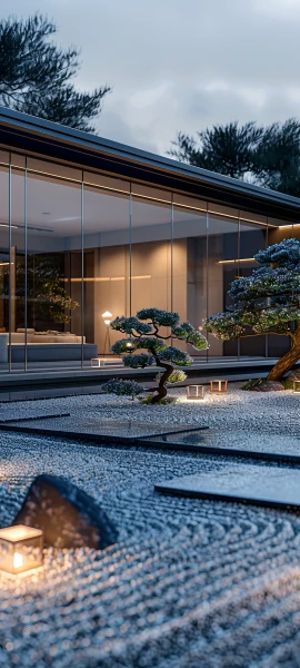 serene architecture wallpaper — scenery, tree, east asian architecture, sky (free 4K phone download)