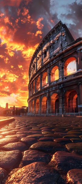 epic architecture wallpaper — cloud, scenery, sky, sunset (free 4K phone download)
