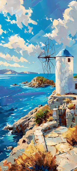 whimsical architecture wallpaper — scenery, sky, cloud, ocean (free 4K phone download)