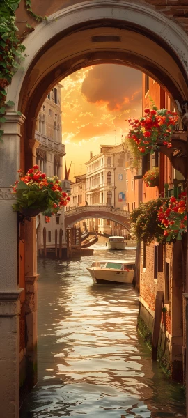 romantic architecture wallpaper — scenery, building, sky, cloud (free 4K phone download)