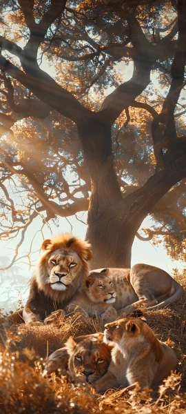 epic architecture wallpaper — tree, animal focus, animal, autumn (free 4K phone download)