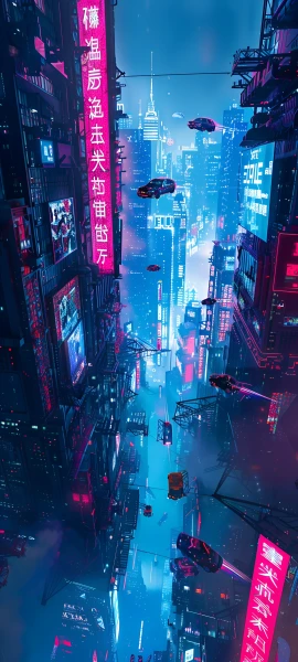 futuristic architecture wallpaper — scenery, city, night, building (free 4K phone download)
