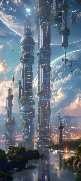 futuristic architecture wallpaper — scenery, cloud, sky, building (free 4K phone download)