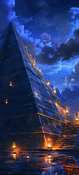 gothic architecture wallpaper — sky, scenery, cloud, night (free 4K phone download)