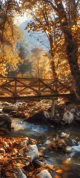 serene architecture wallpaper — tree, scenery, autumn leaves, autumn (free 4K phone download)