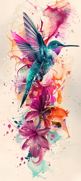colorful architecture wallpaper — bird, flower, animal focus (free 4K phone download)
