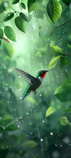 serene architecture wallpaper — bird, leaf, water drop, animal focus (free 4K phone download)