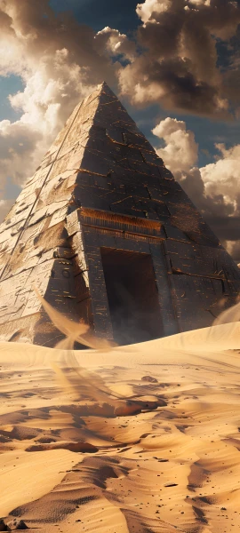 epic architecture wallpaper — cloud, scenery, sky, desert (free 4K phone download)