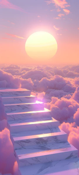 dreamy architecture wallpaper — scenery, cloud, sky, sun (free 4K phone download)