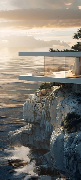 serene architecture wallpaper — scenery, cloud, sky, water (free 4K phone download)