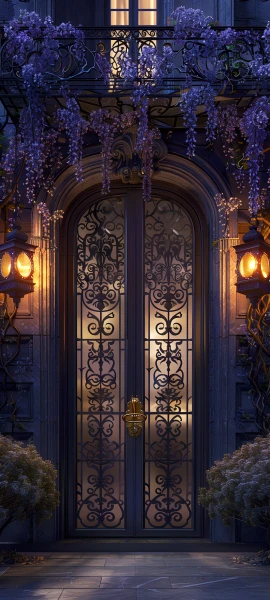 gothic architecture wallpaper — scenery, flower, plant, window (free 4K phone download)