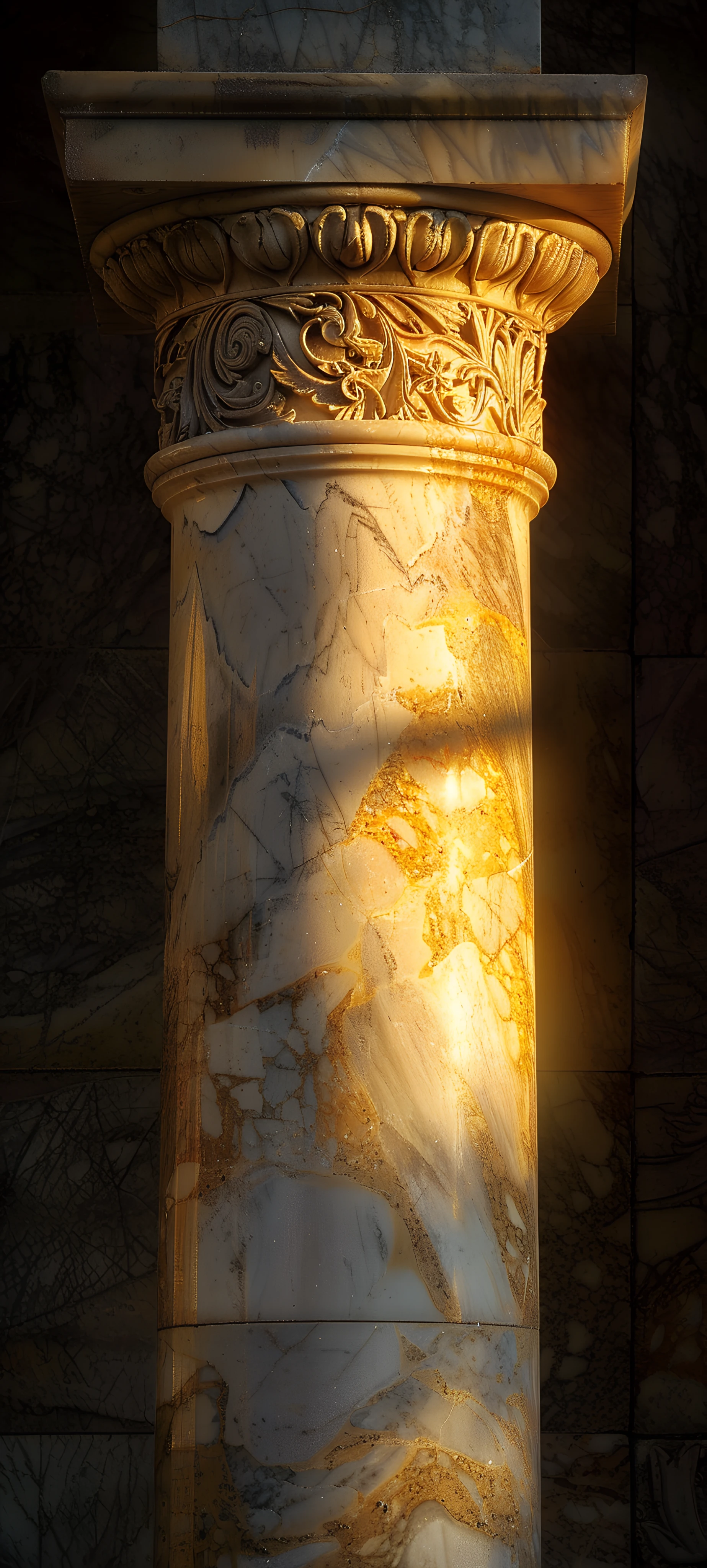 elegant architecture wallpaper — bottle, scenery, sunlight, crack (free 4K phone download)