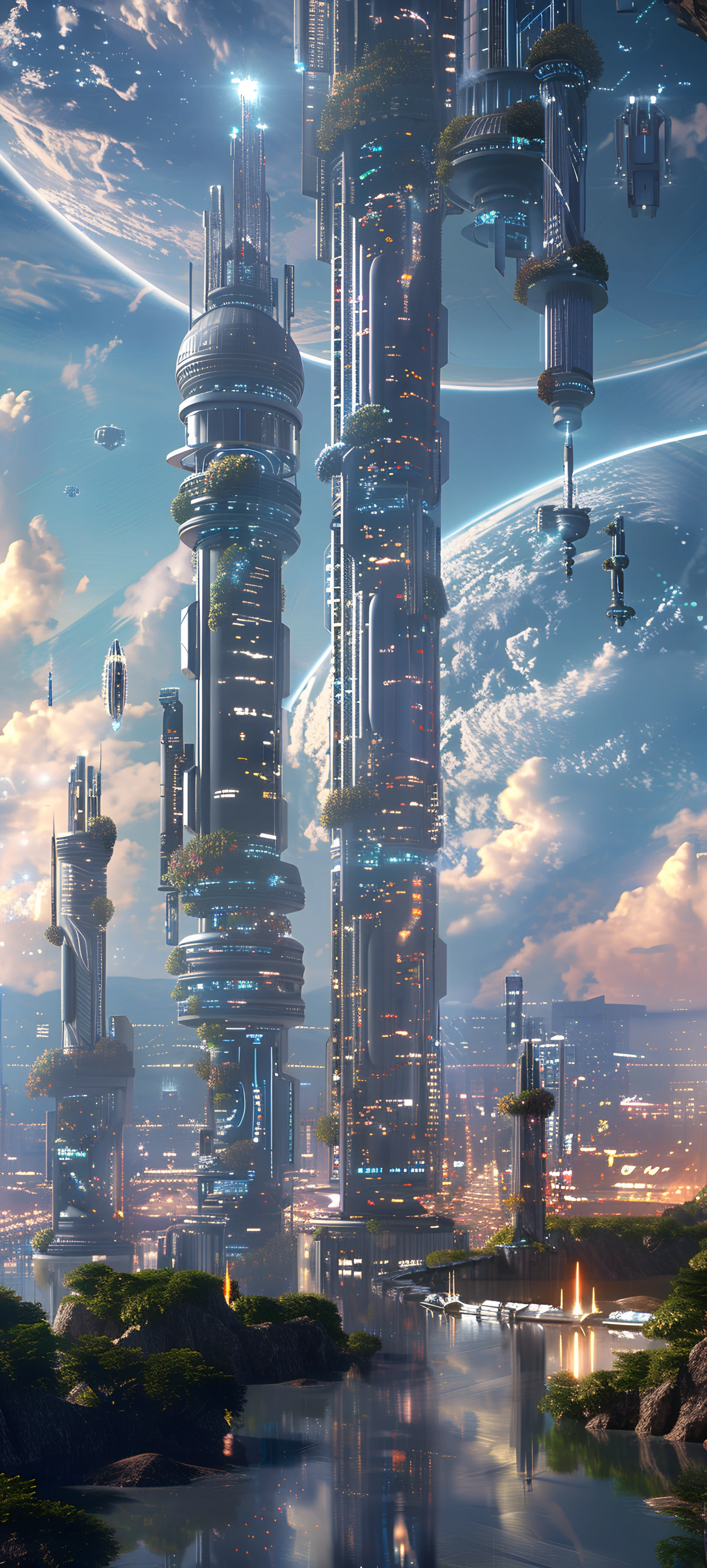 Architecture Wallpapers 1847×4096 anime wallpaper