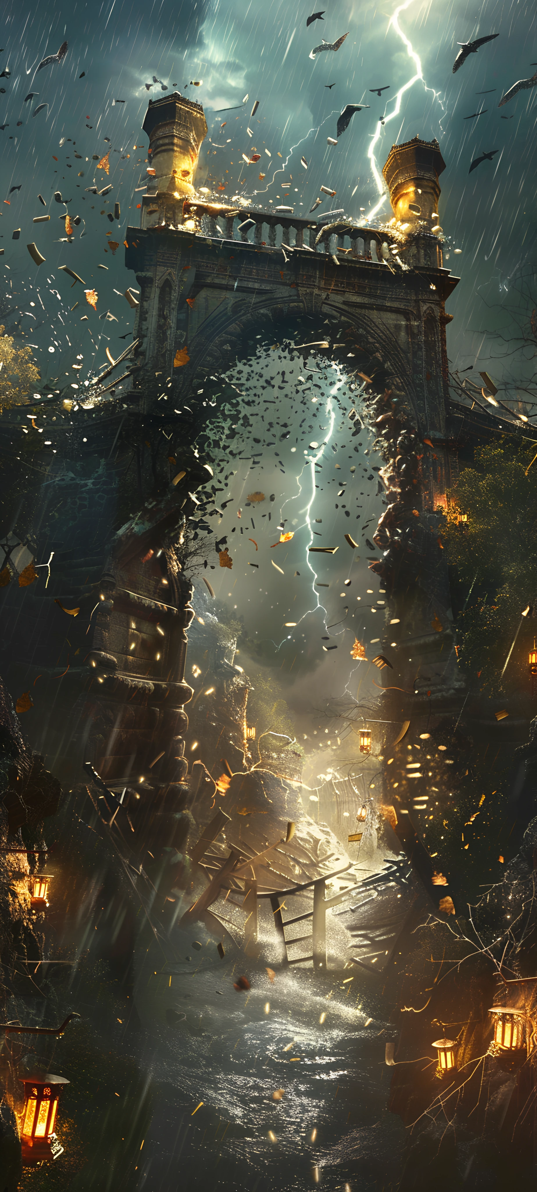 Architecture Wallpapers 1847×4096 anime wallpaper