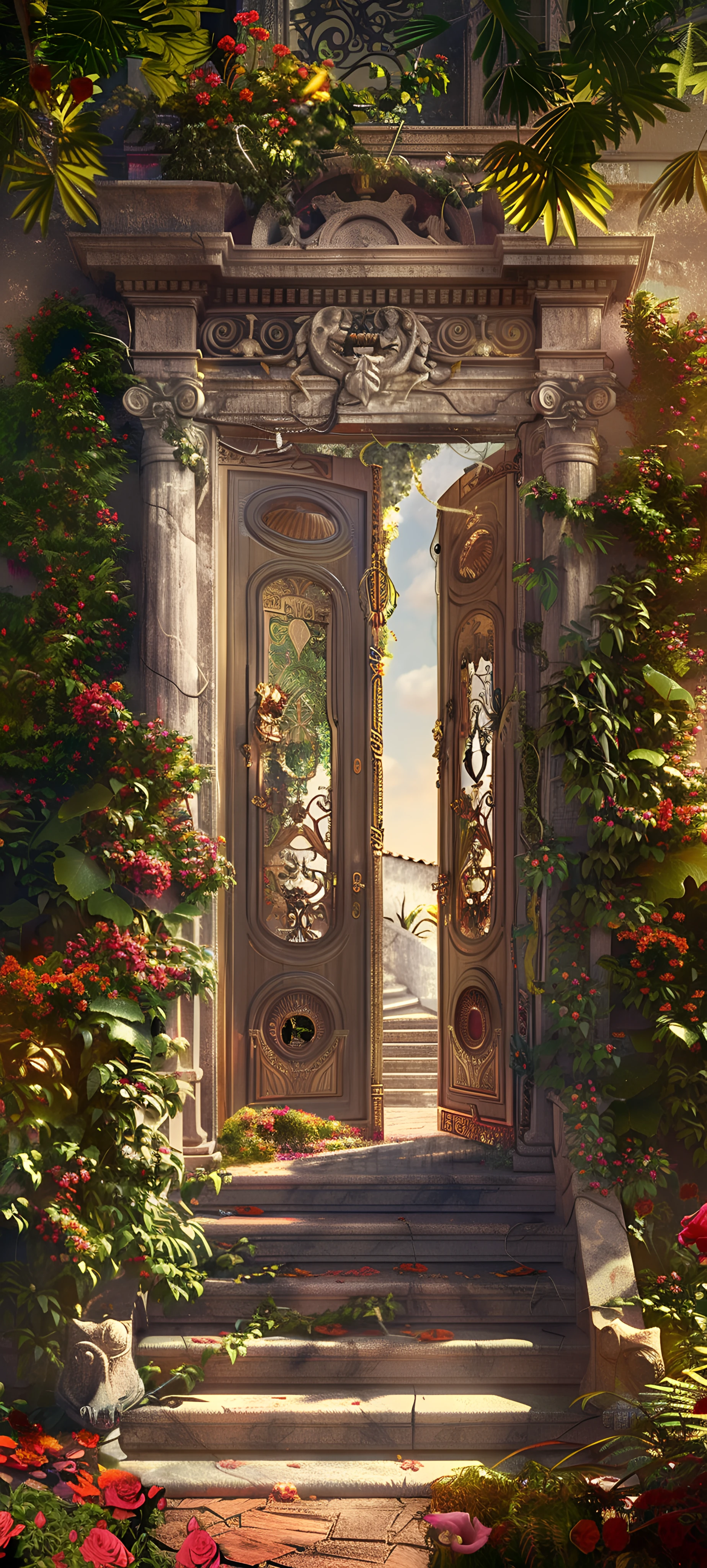 Architecture Wallpapers 1847×4096 anime wallpaper
