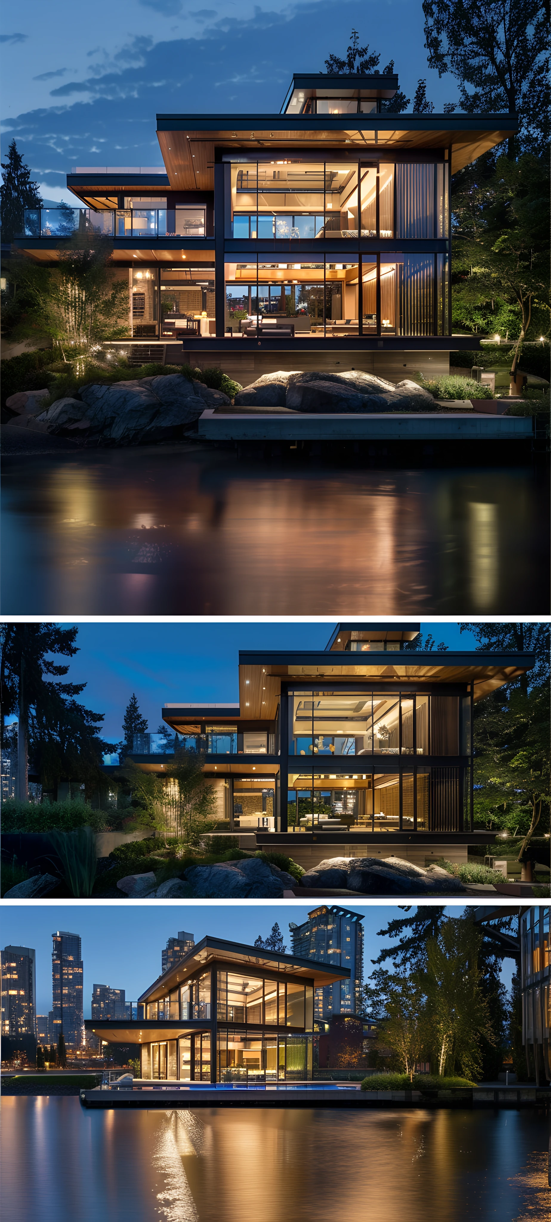futuristic architecture wallpaper — scenery, building, sky, tree (free 4K phone download)