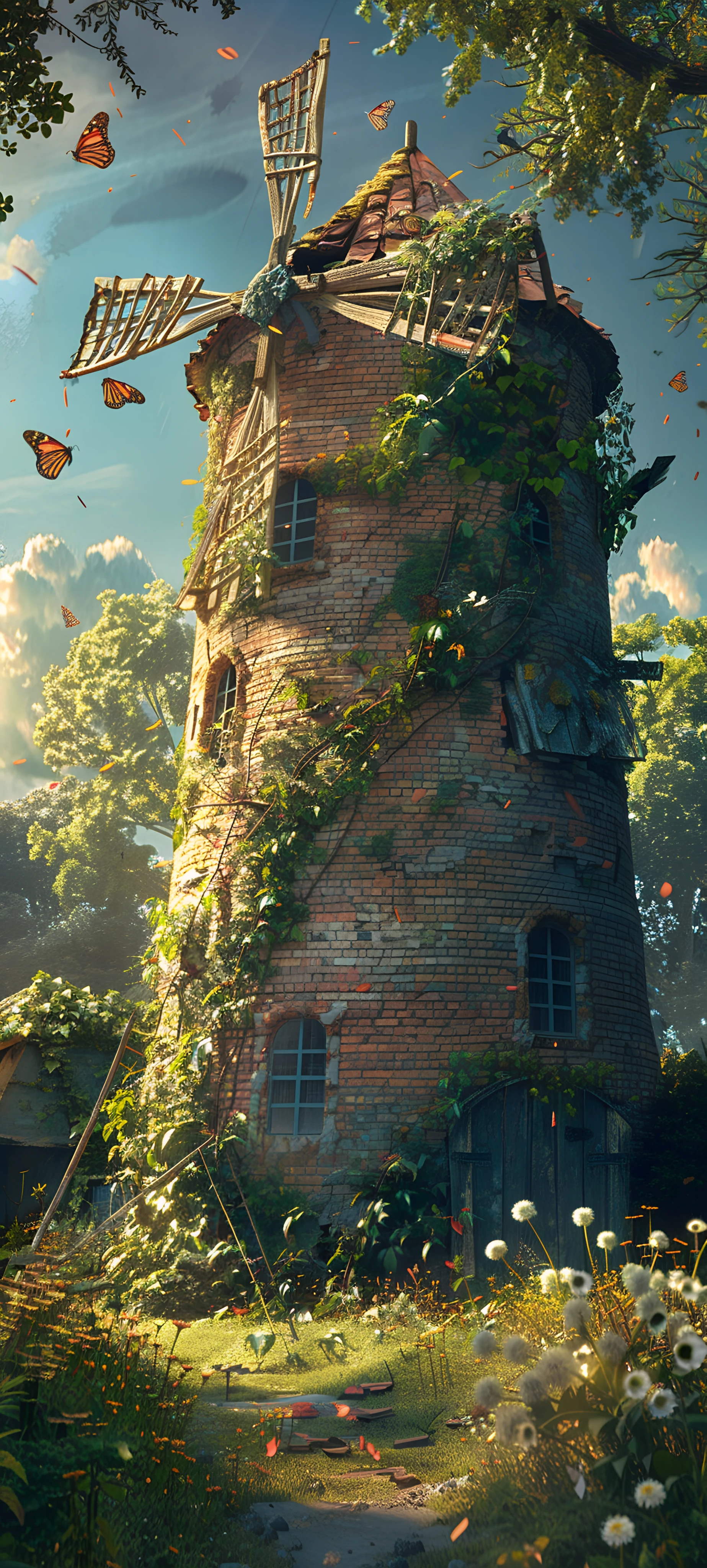 Architecture Wallpapers 1847×4096 anime wallpaper