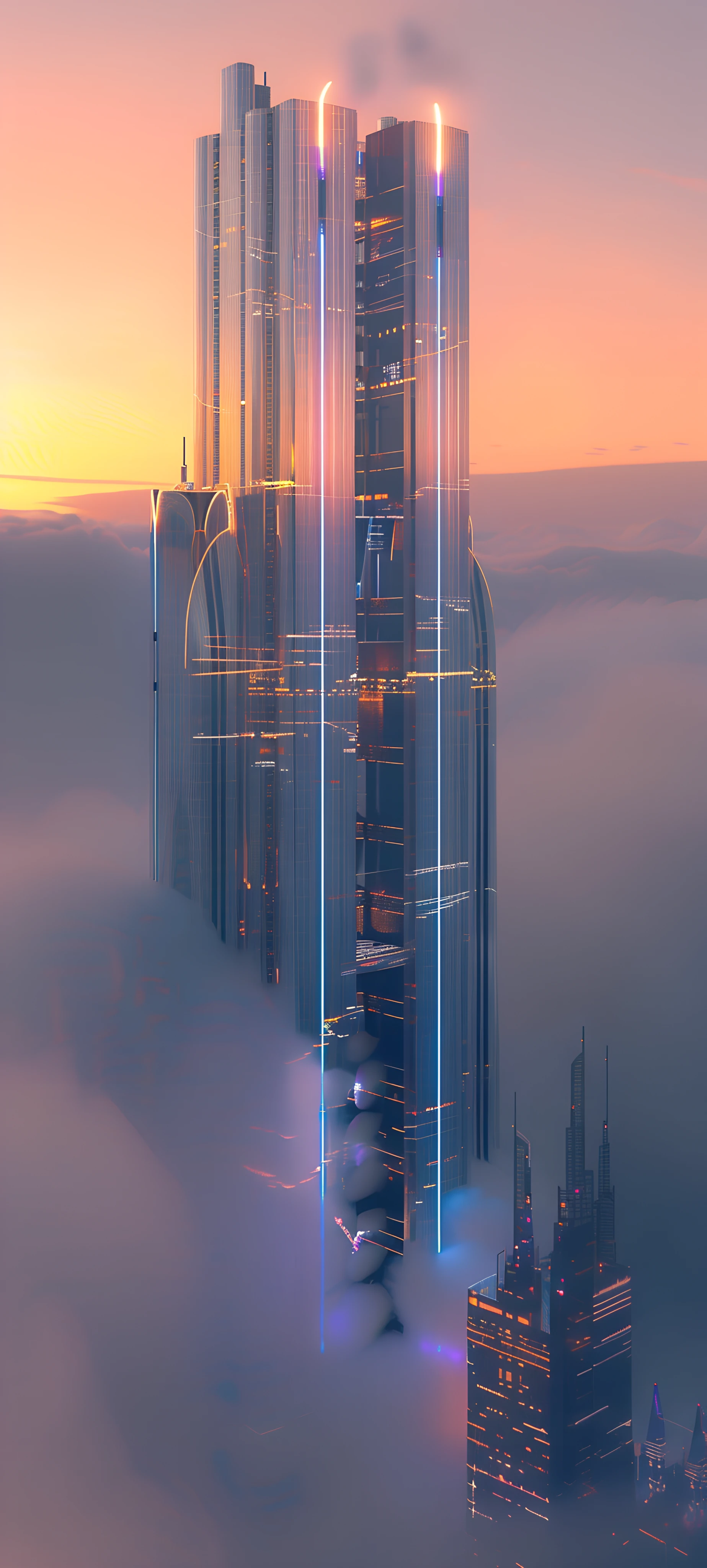 Architecture Wallpapers 1847×4096 anime wallpaper