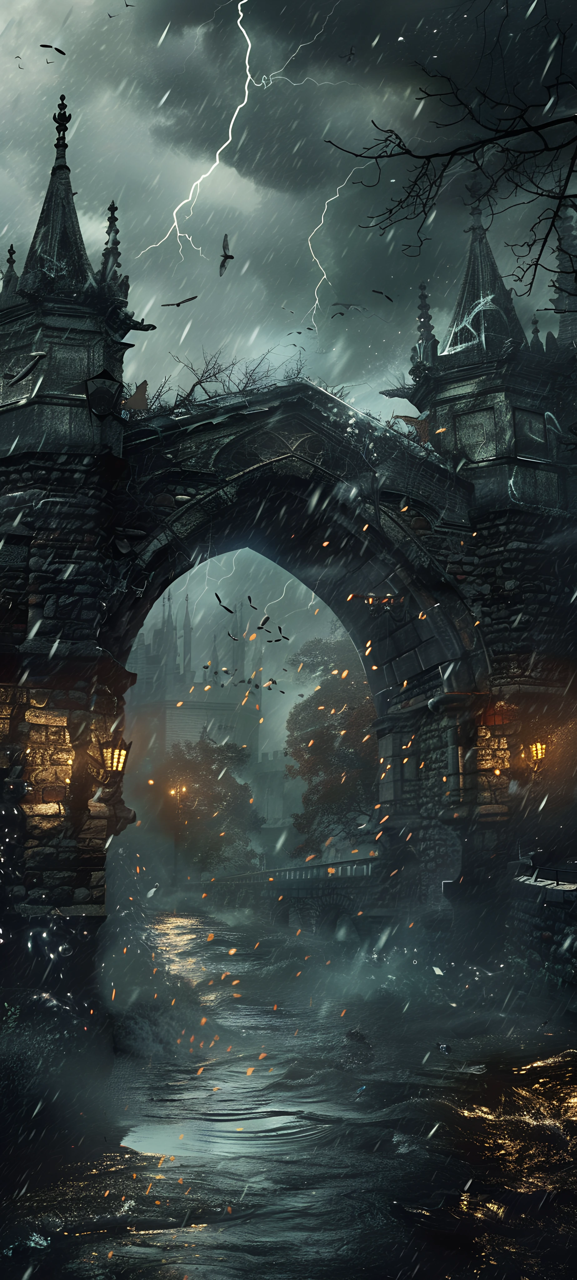 Architecture Wallpapers 1847×4096 anime wallpaper