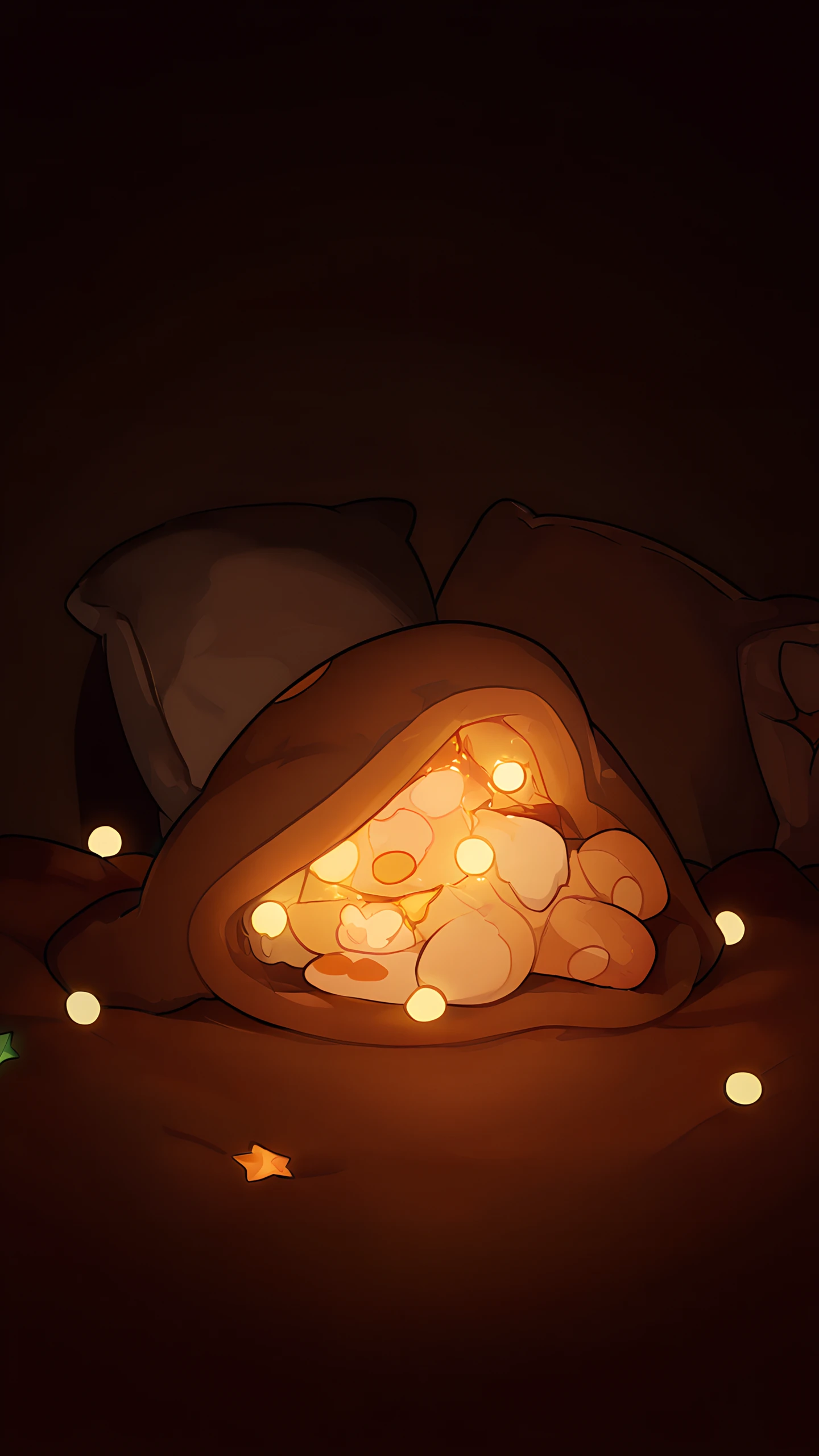 Anime Wallpaper Blanket Fort Lights 1440×2560 anime wallpaper