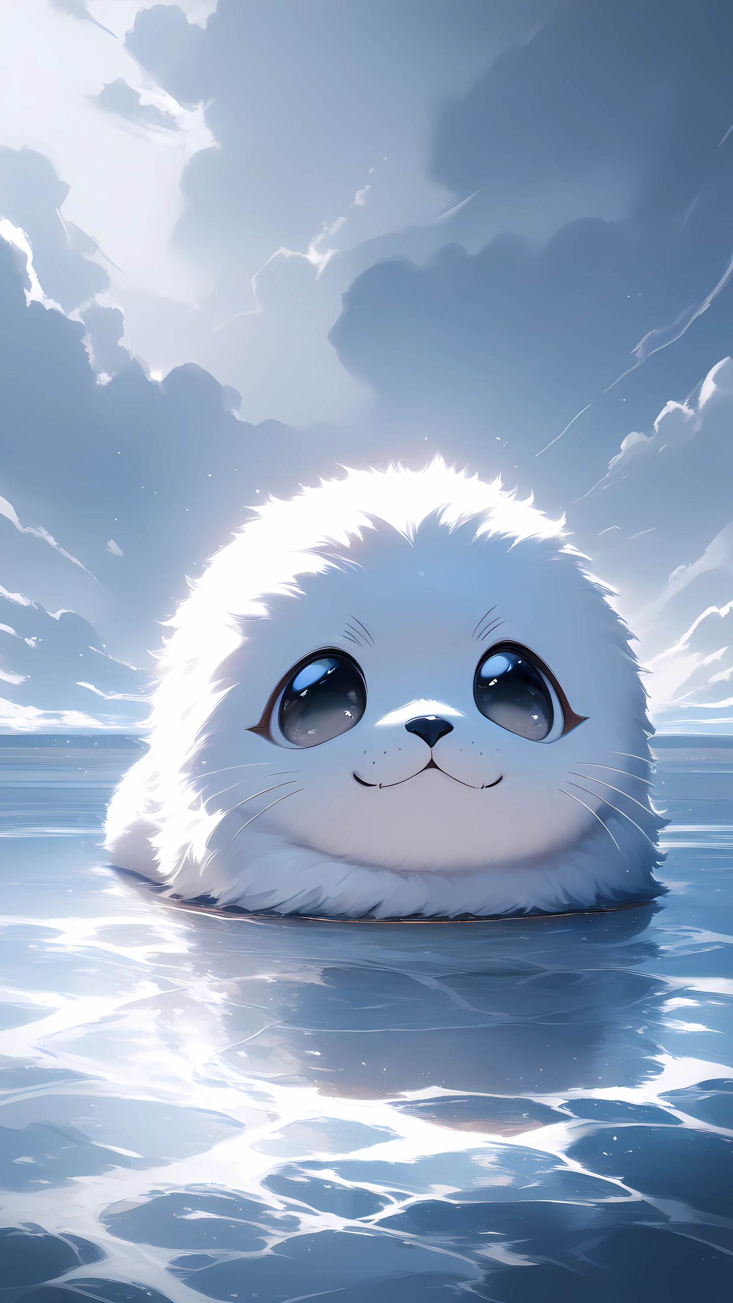 Anime Wallpaper Baby Seal 1440×2560 anime wallpaper
