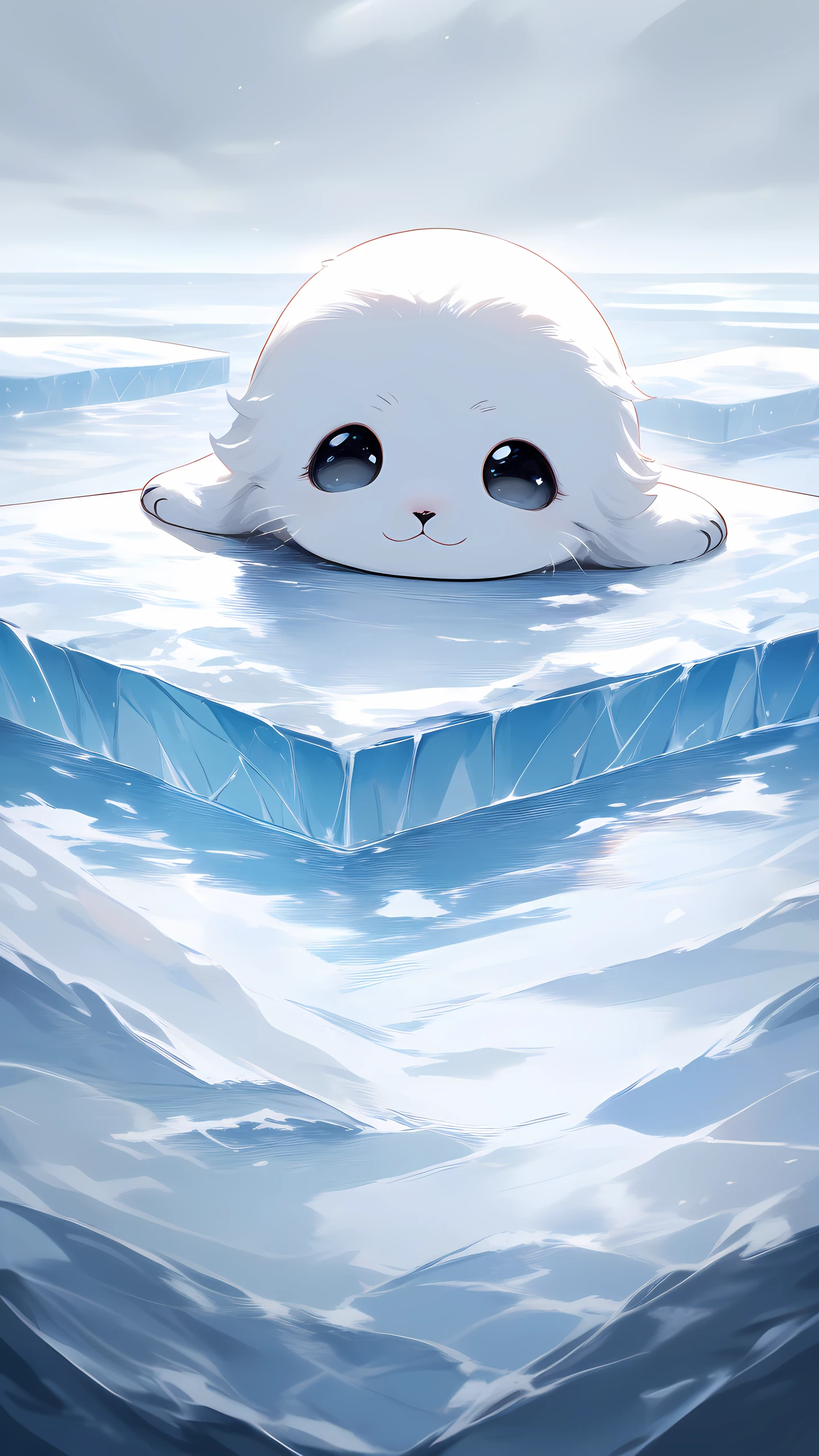 Anime Wallpaper Baby Seal 1440×2560 anime wallpaper