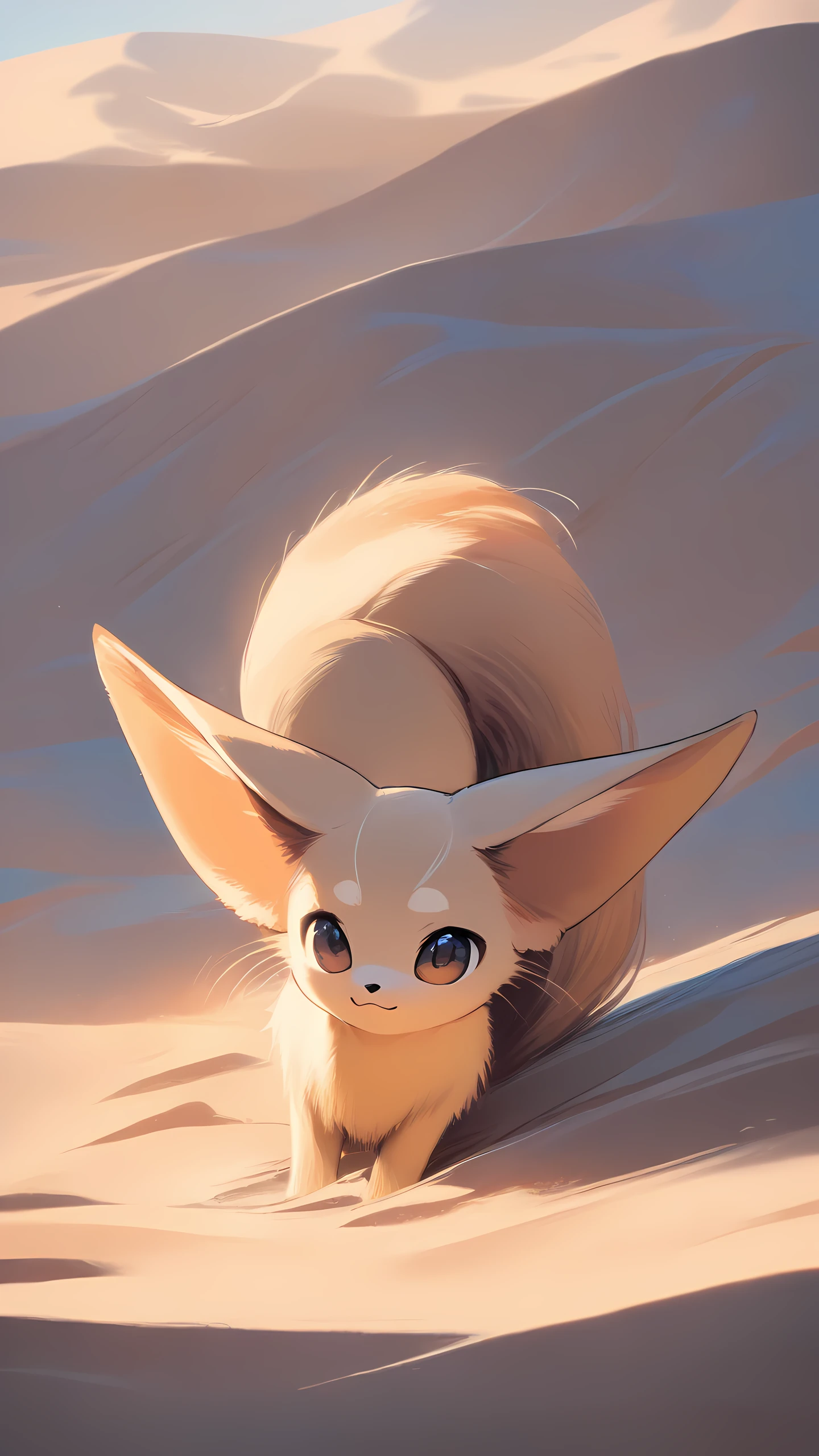 Anime Wallpaper Fennec Fox 1440×2560 anime wallpaper