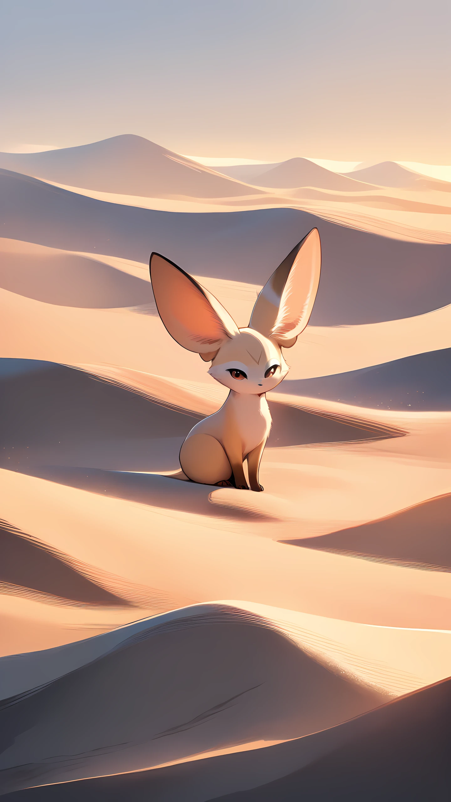 Anime Wallpaper Fennec Fox 1440×2560 anime wallpaper
