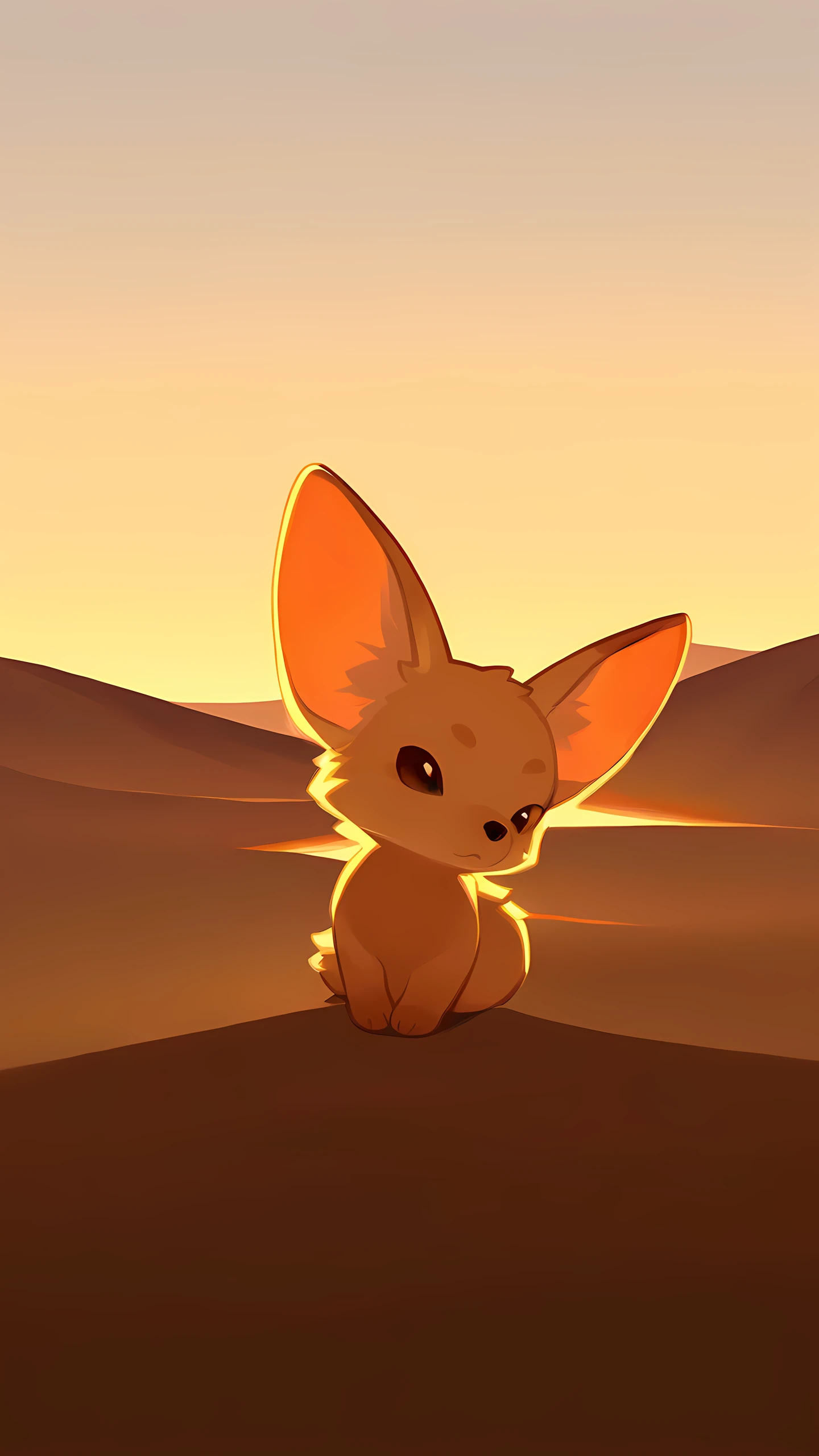 Anime Wallpaper Fennec Fox 1440×2560 anime wallpaper