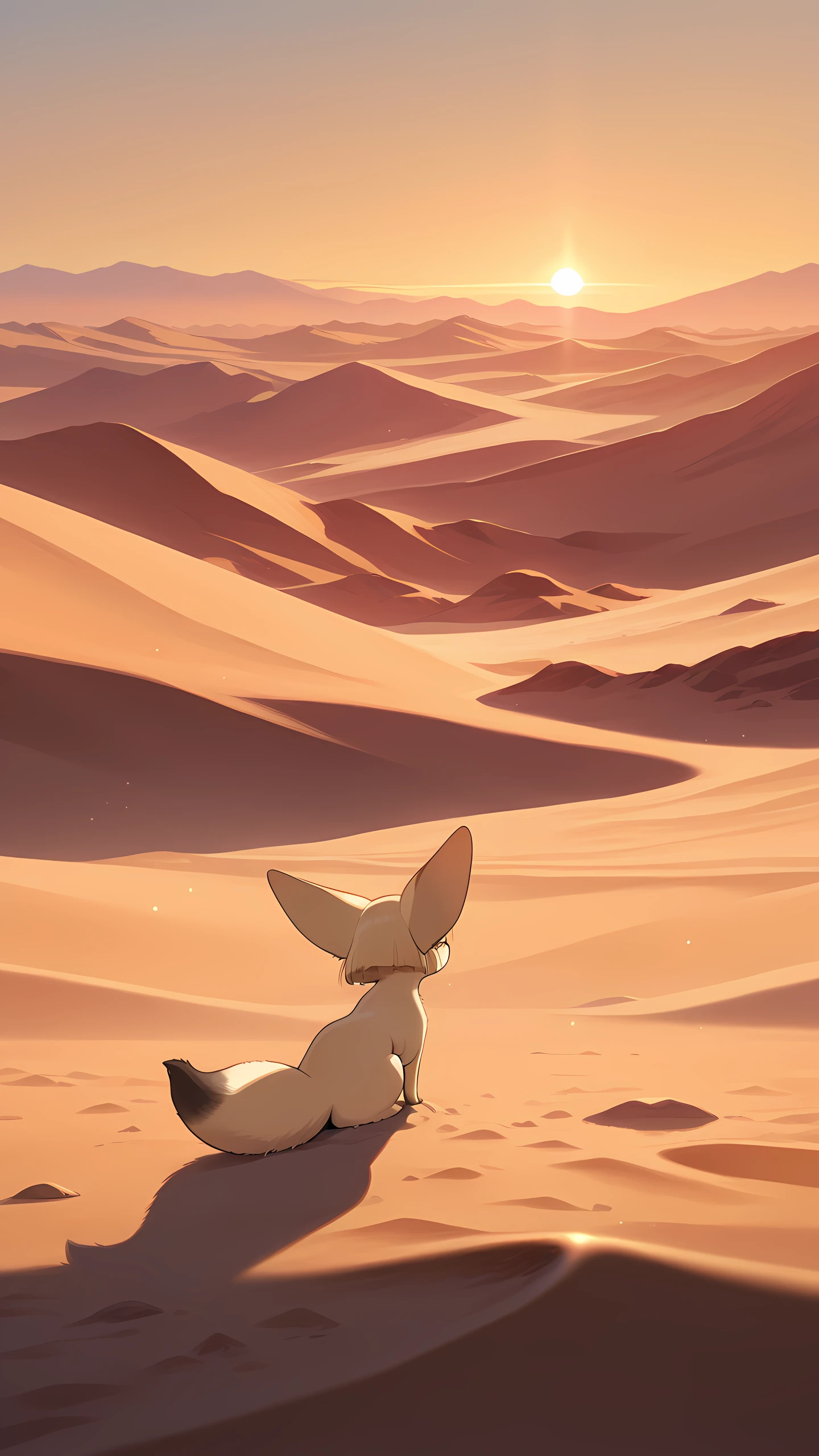 Anime Wallpaper Fennec Fox 1440×2560 anime wallpaper