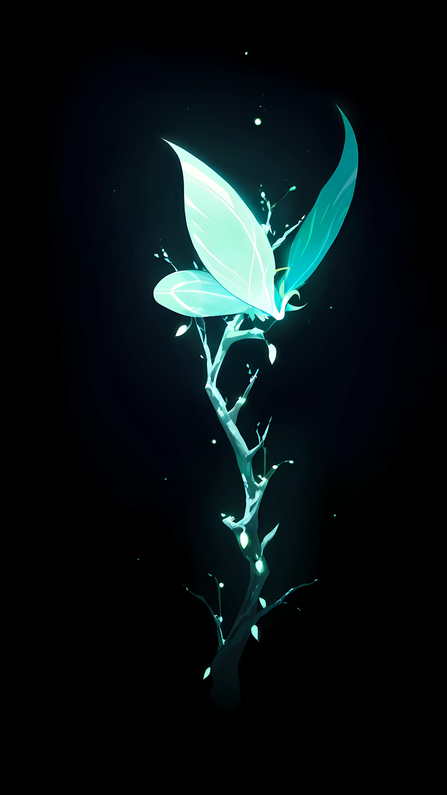Anime Wallpaper Luna Moth 1440×2560 anime wallpaper