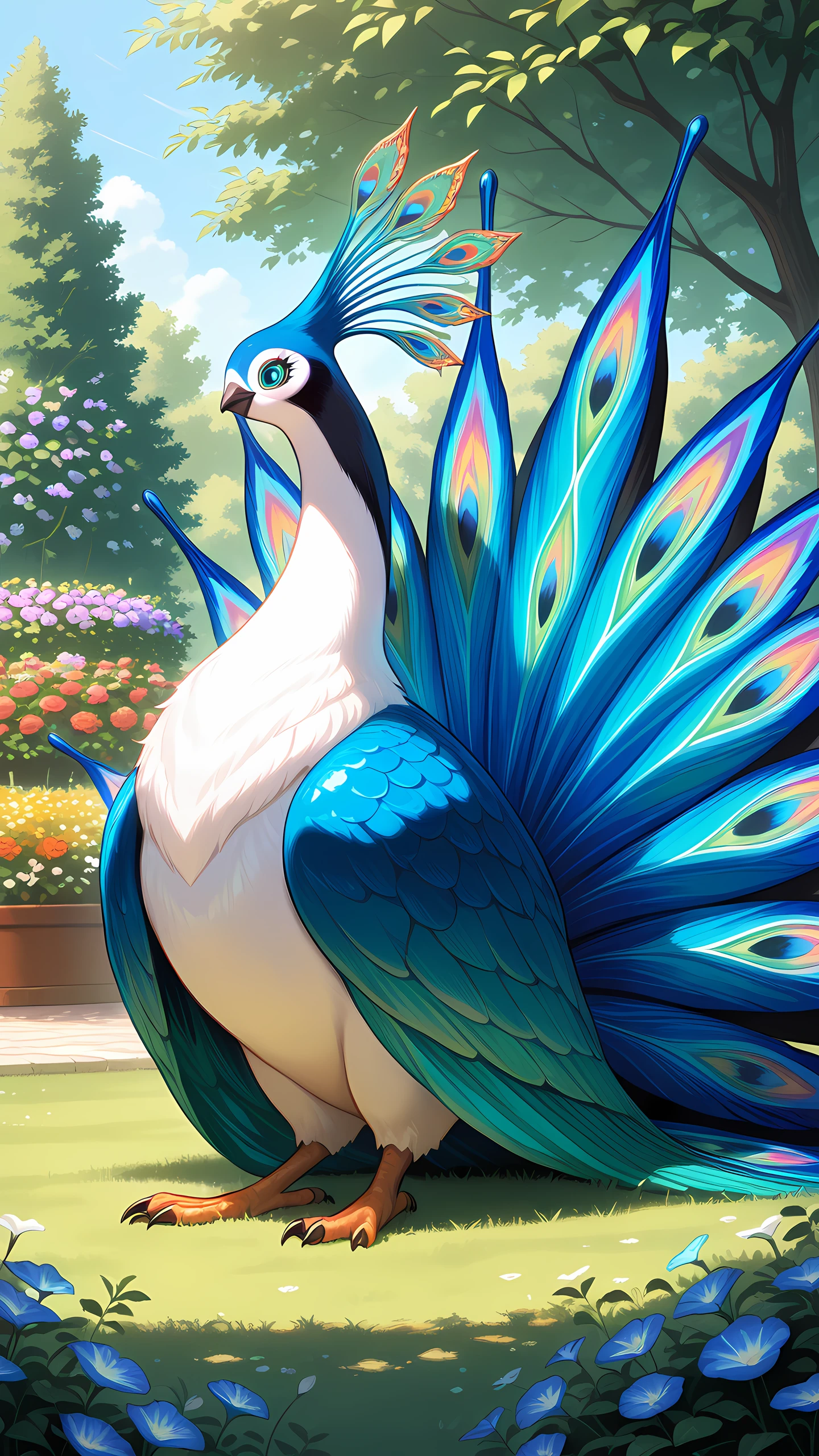 Anime Wallpaper Peacock 1440×2560 anime wallpaper
