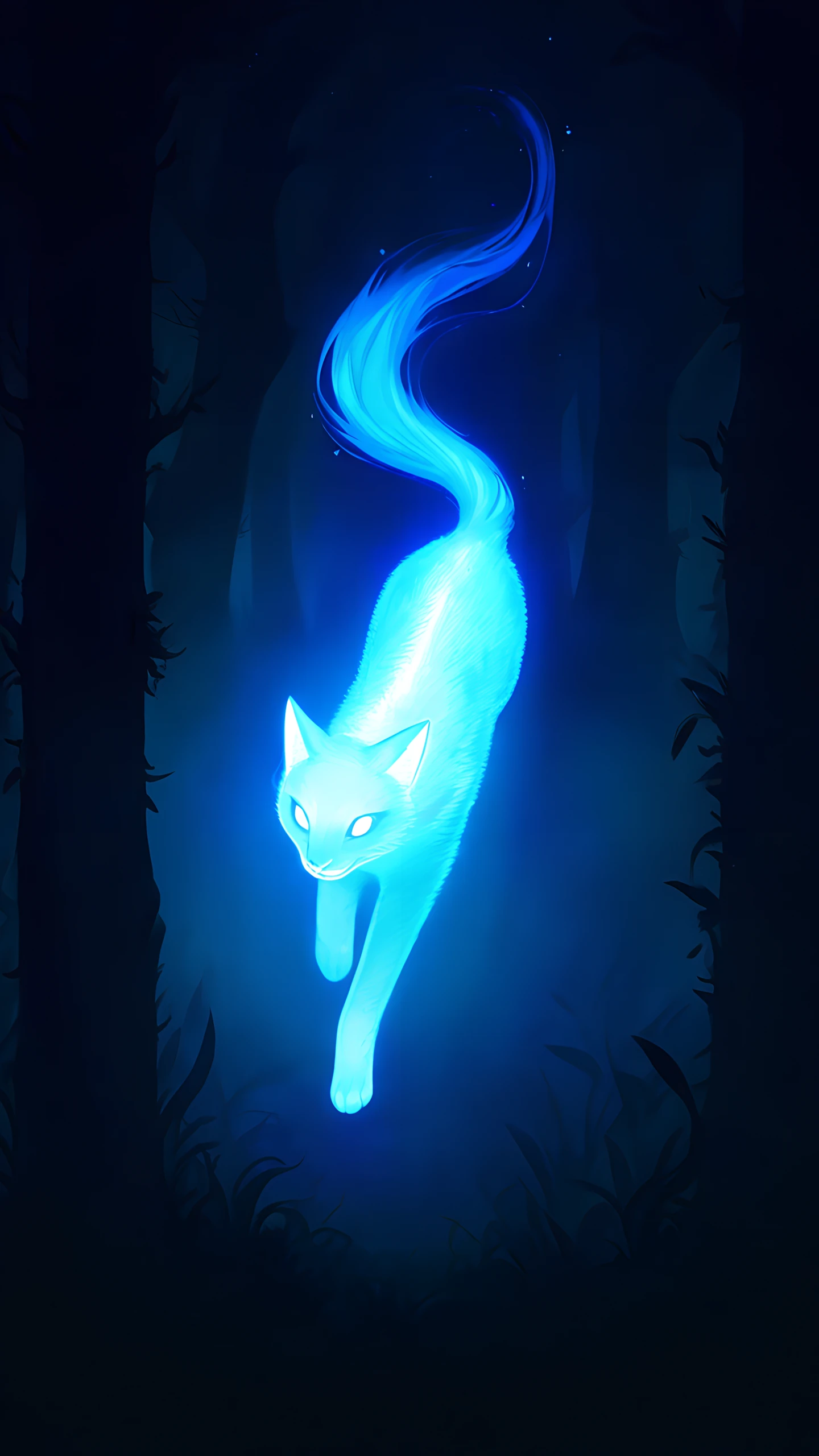 Anime Wallpaper Spirit Cat 1440×2560 anime wallpaper