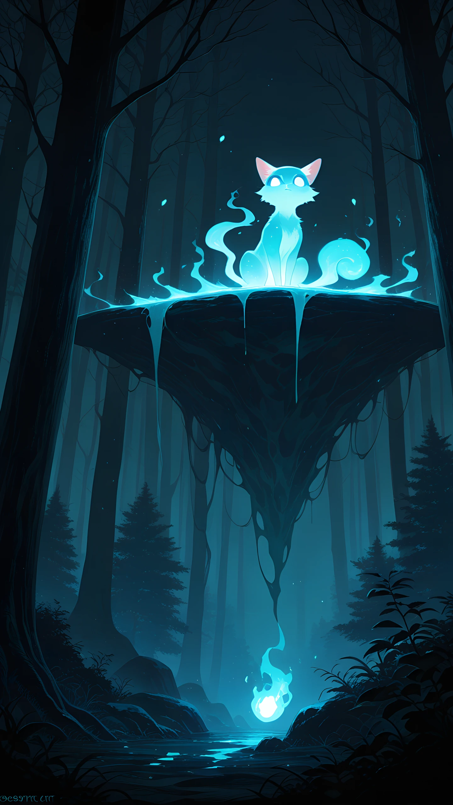Anime Wallpaper Spirit Cat 1440×2560 anime wallpaper