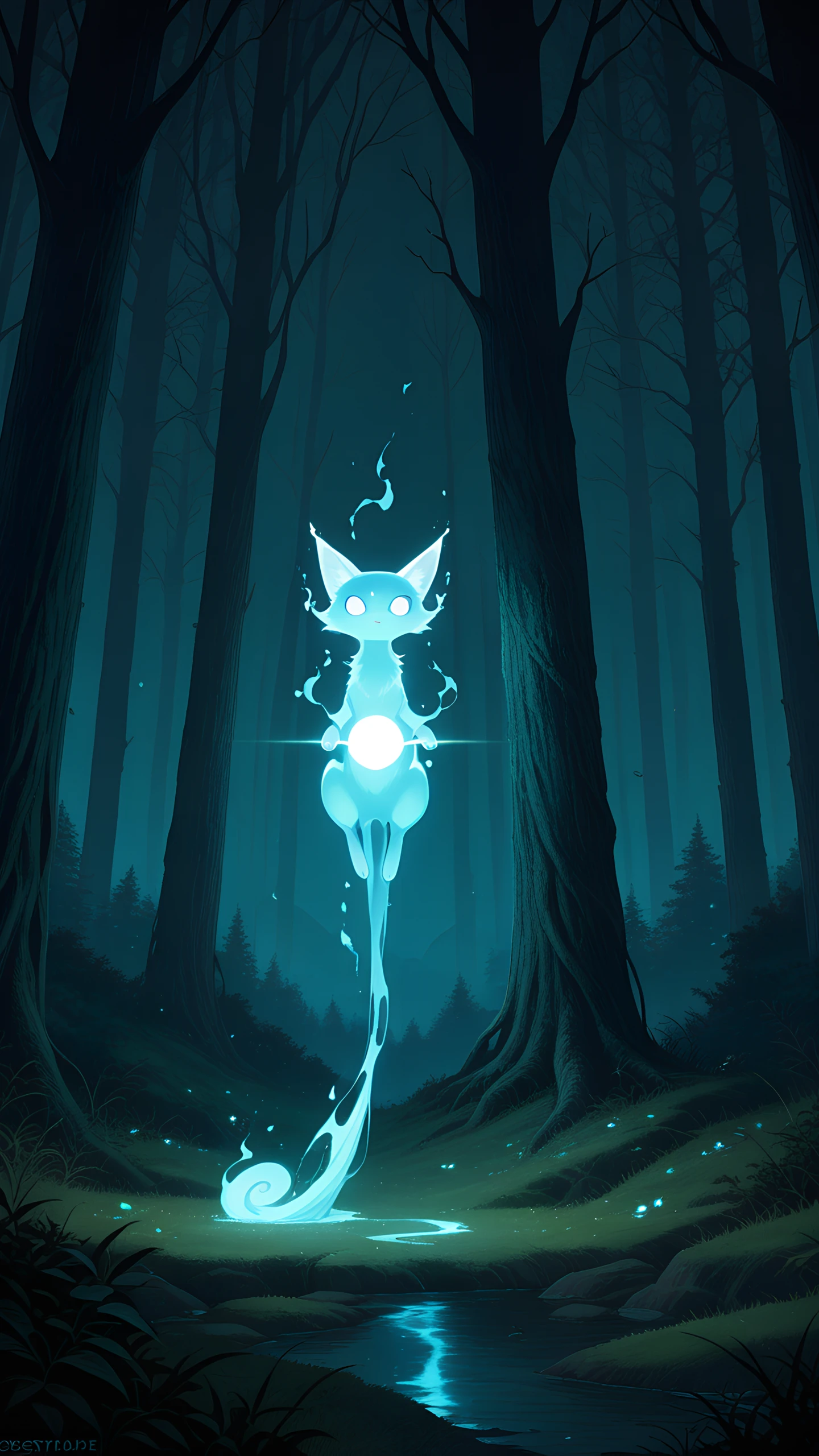Anime Wallpaper Spirit Cat 1440×2560 anime wallpaper