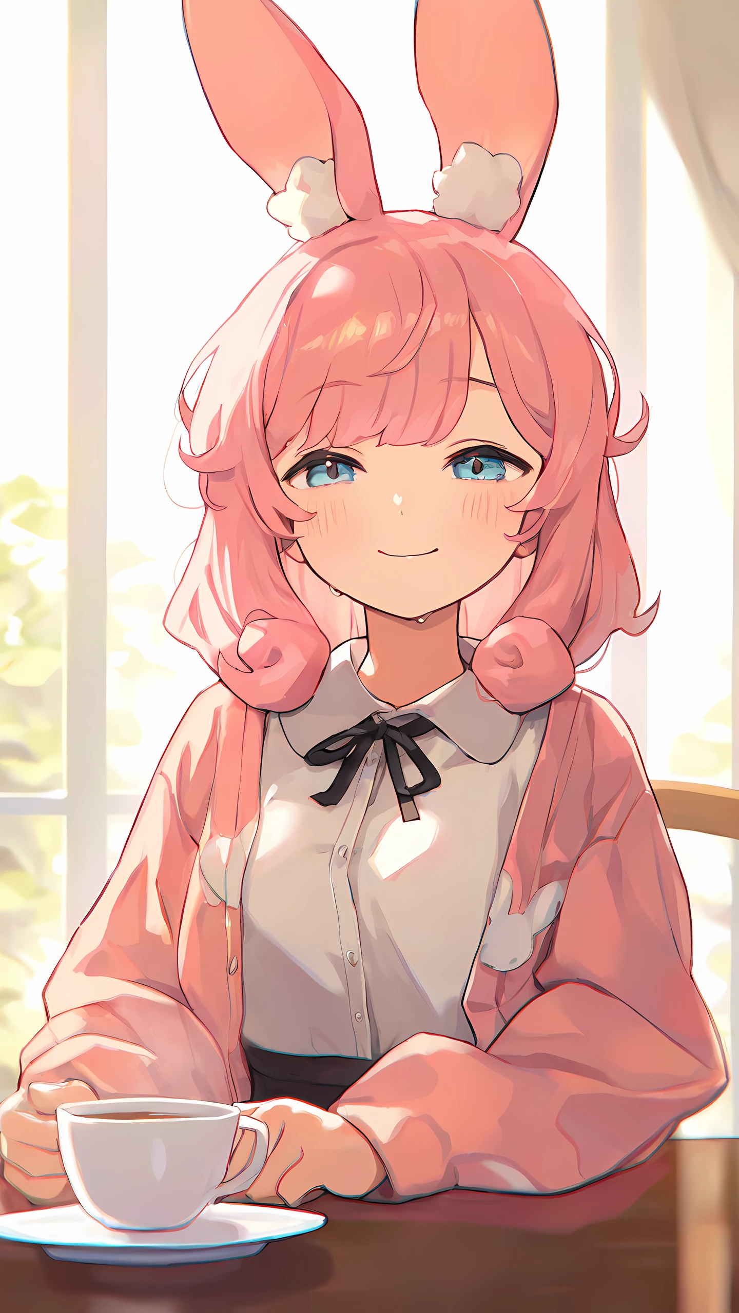 Anime Wallpaper Bunny Girl Cafe 1440×2560 anime wallpaper