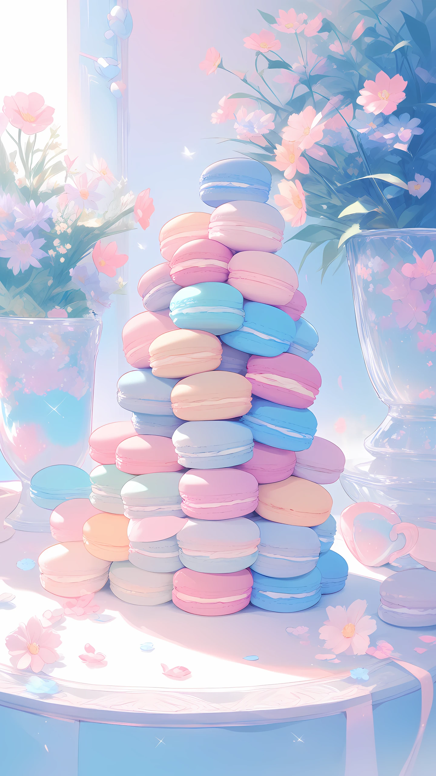 Anime Wallpaper Macaron Tower 1440×2560 anime wallpaper