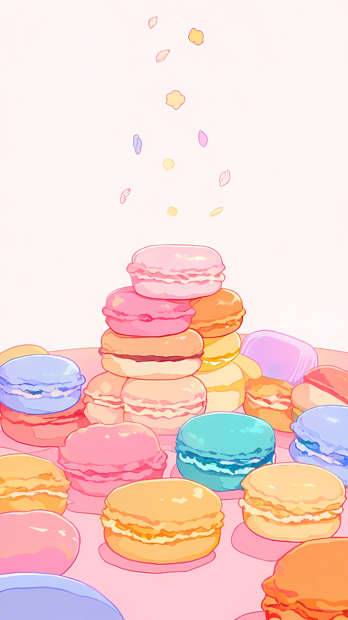 Anime Wallpaper Macaron Tower 1440×2560 anime wallpaper